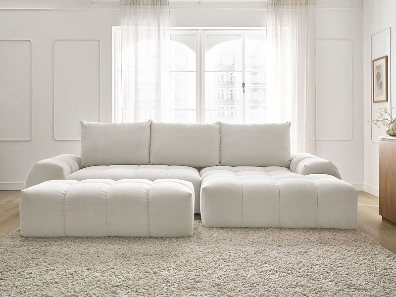 Ecksofa mit Hocker BOBOCHIC EVEREST