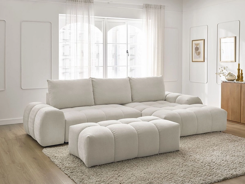 Ecksofa mit Hocker BOBOCHIC EVEREST