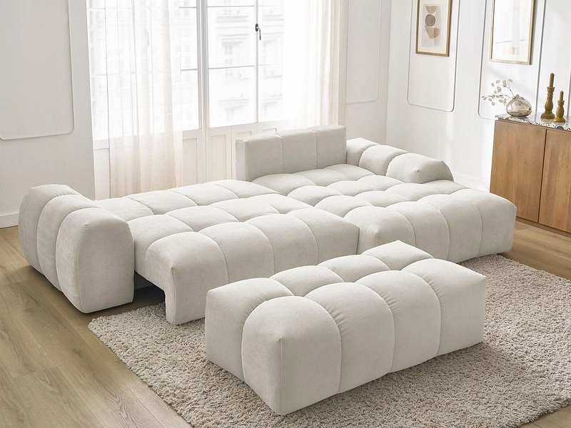 Ecksofa mit Hocker BOBOCHIC EVEREST