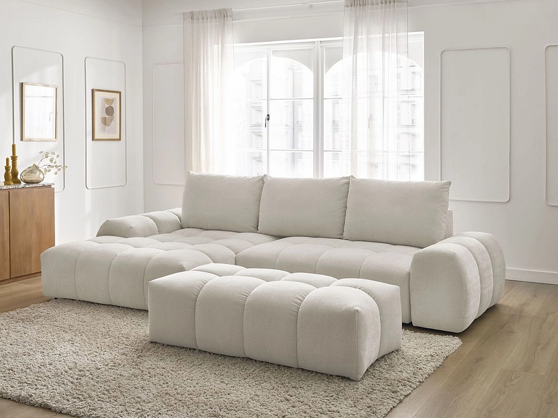 Ecksofa mit Hocker BOBOCHIC EVEREST