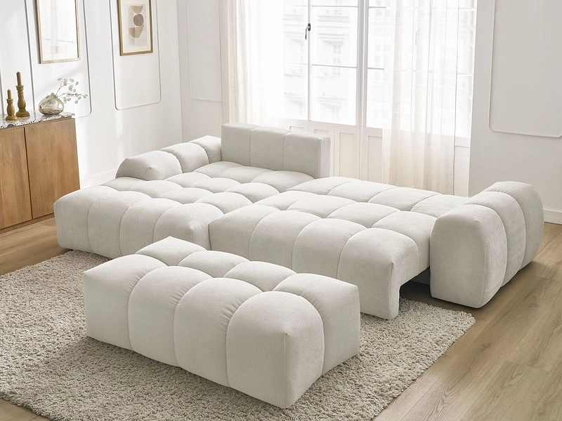 Ecksofa mit Hocker BOBOCHIC EVEREST
