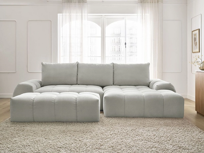 Ecksofa mit Hocker BOBOCHIC EVEREST