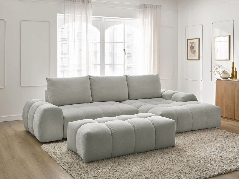 Ecksofa mit Hocker BOBOCHIC EVEREST