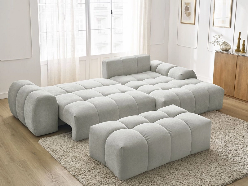 Ecksofa mit Hocker BOBOCHIC EVEREST