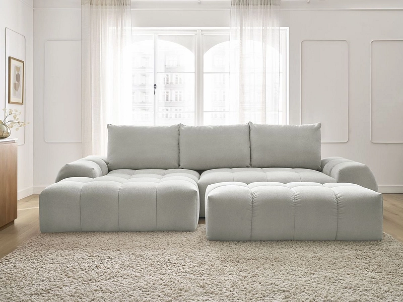 Ecksofa mit Hocker BOBOCHIC EVEREST