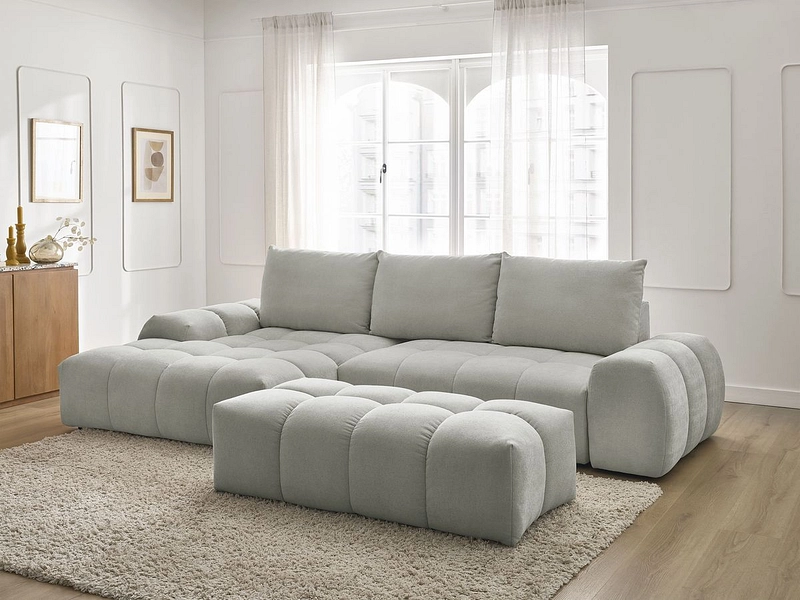 Ecksofa mit Hocker BOBOCHIC EVEREST