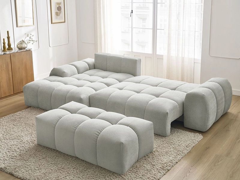 Ecksofa mit Hocker BOBOCHIC EVEREST