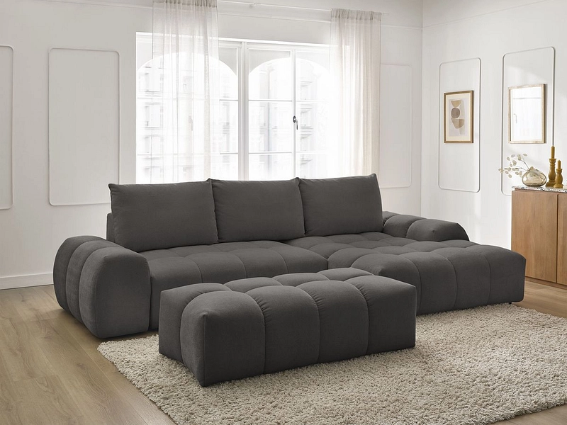 Ecksofa mit Hocker BOBOCHIC EVEREST