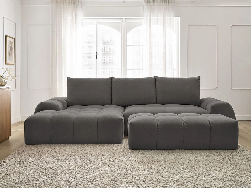 Ecksofa mit Hocker BOBOCHIC EVEREST