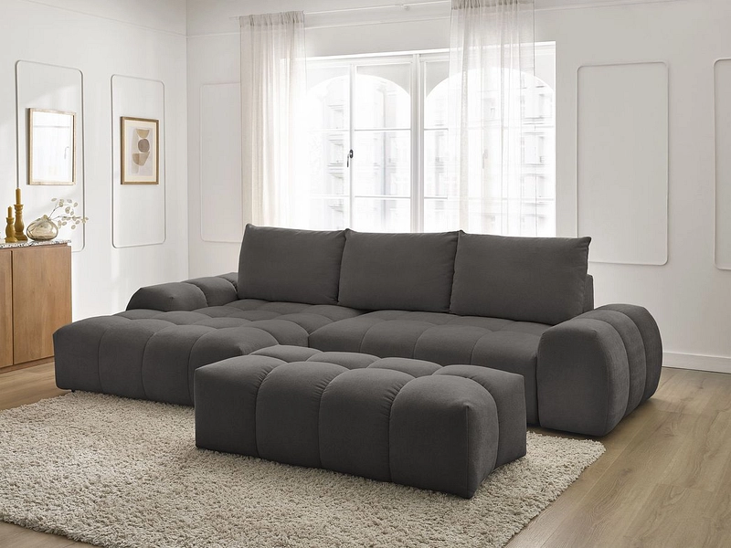 Ecksofa mit Hocker BOBOCHIC EVEREST