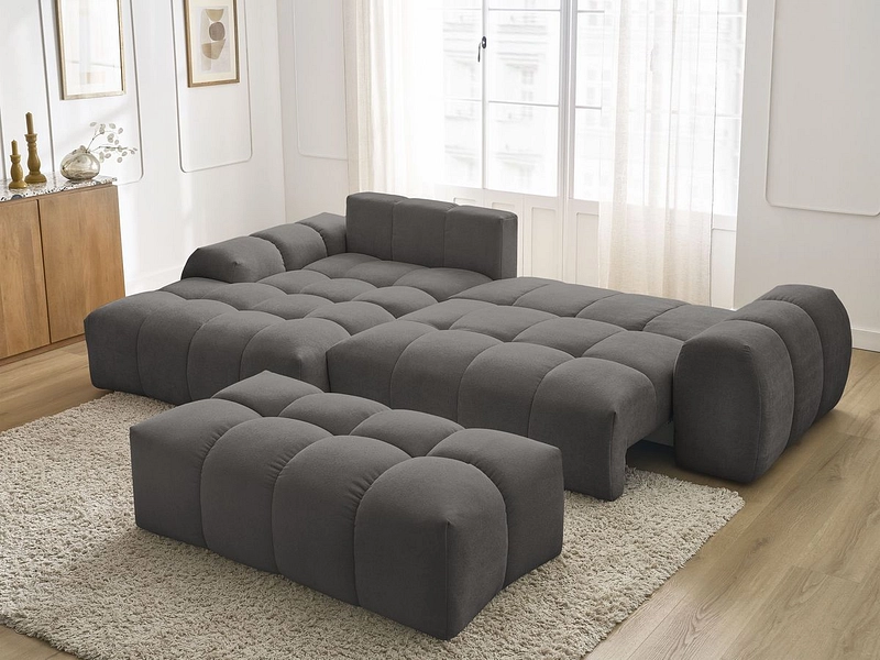 Ecksofa mit Hocker BOBOCHIC EVEREST