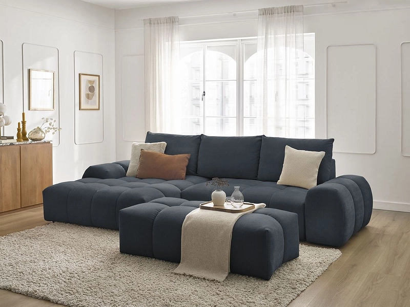 Ecksofa mit Hocker BOBOCHIC EVEREST