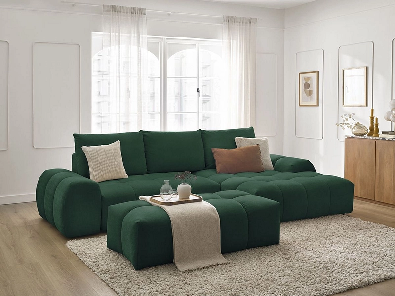 Ecksofa mit Hocker BOBOCHIC EVEREST