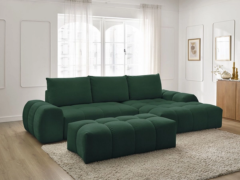 Ecksofa mit Hocker BOBOCHIC EVEREST