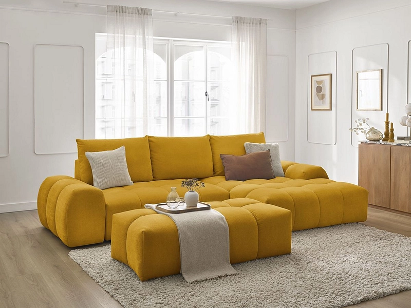 Ecksofa mit Hocker BOBOCHIC EVEREST