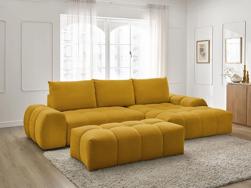 Ecksofa mit Hocker BOBOCHIC EVEREST