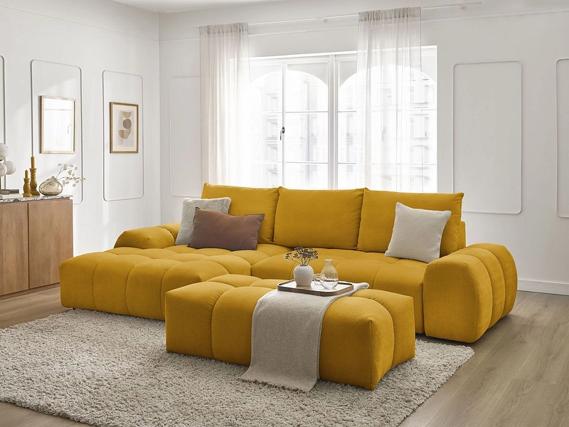 Ecksofa mit Hocker BOBOCHIC EVEREST