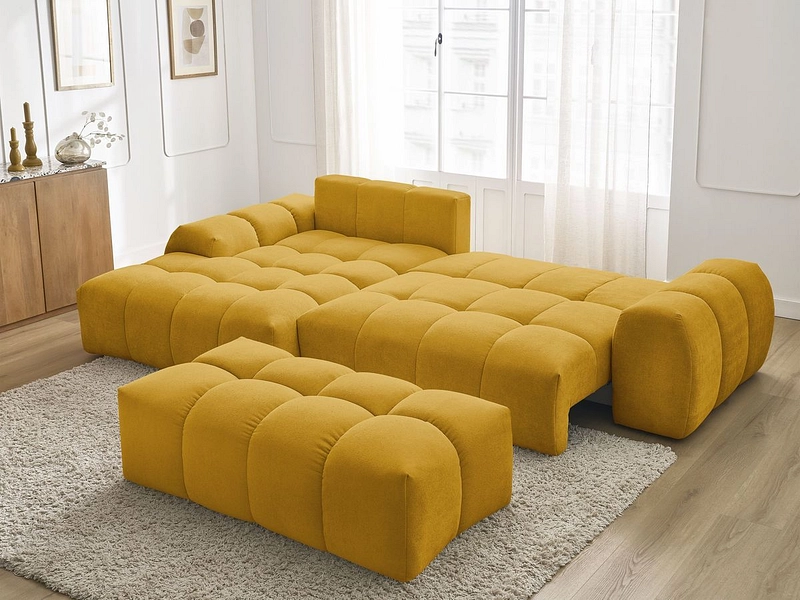 Ecksofa mit Hocker BOBOCHIC EVEREST