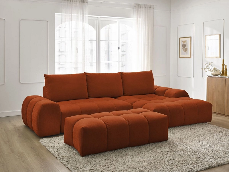 Ecksofa mit Hocker BOBOCHIC EVEREST