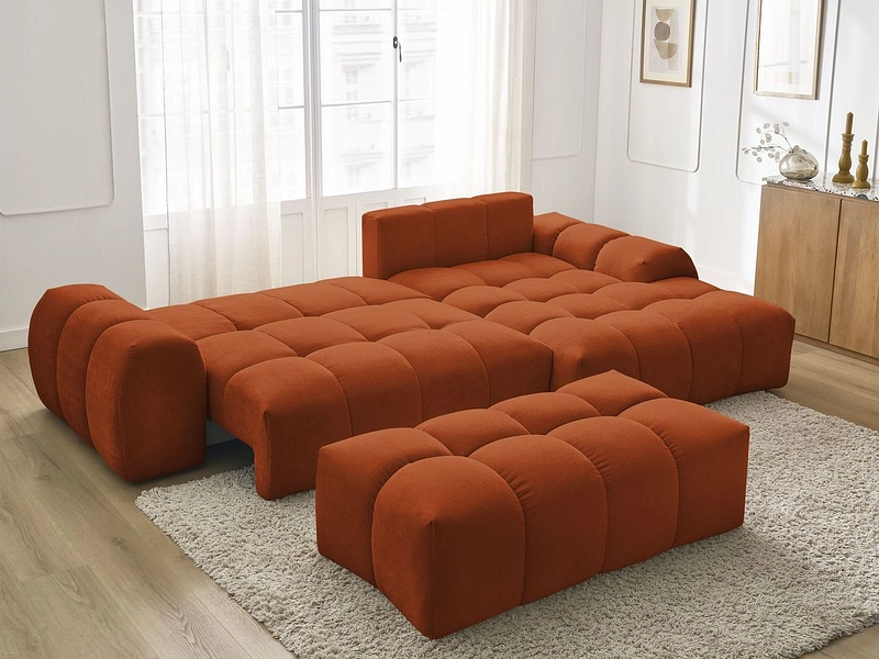 Ecksofa mit Hocker BOBOCHIC EVEREST