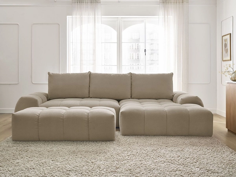 Ecksofa mit Hocker BOBOCHIC EVEREST