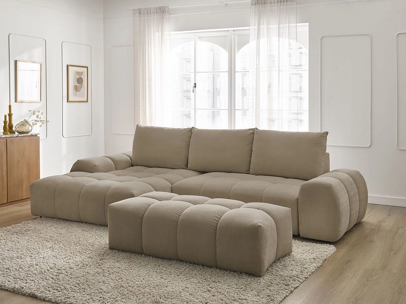 Ecksofa mit Hocker BOBOCHIC EVEREST