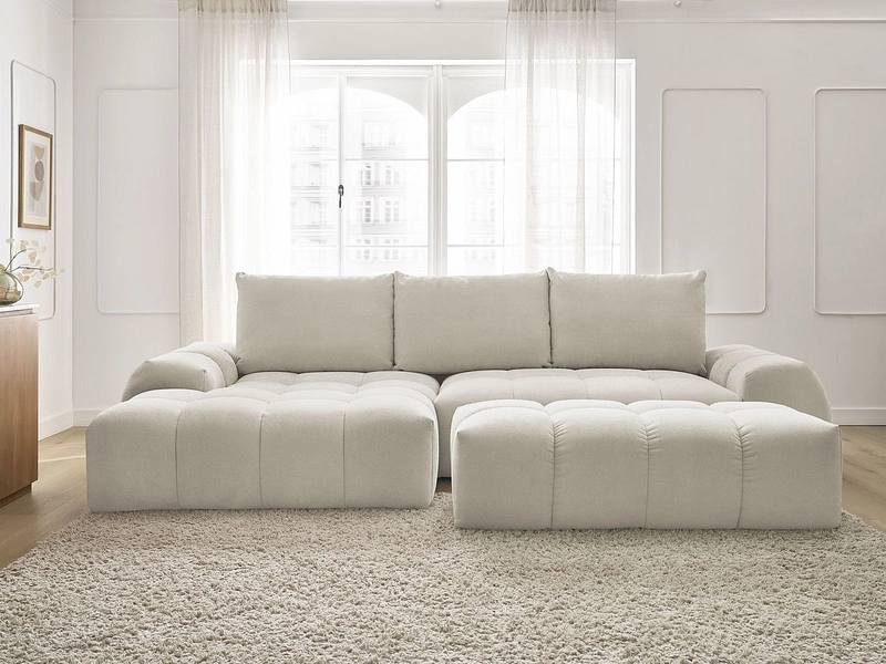 Ecksofa mit Hocker BOBOCHIC EVEREST