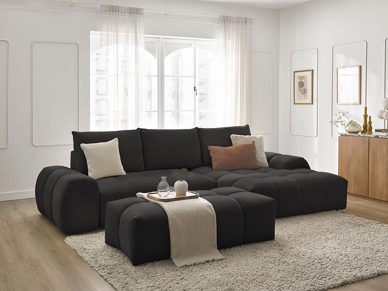 Ecksofa mit Hocker BOBOCHIC EVEREST