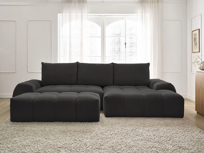Ecksofa mit Hocker BOBOCHIC EVEREST
