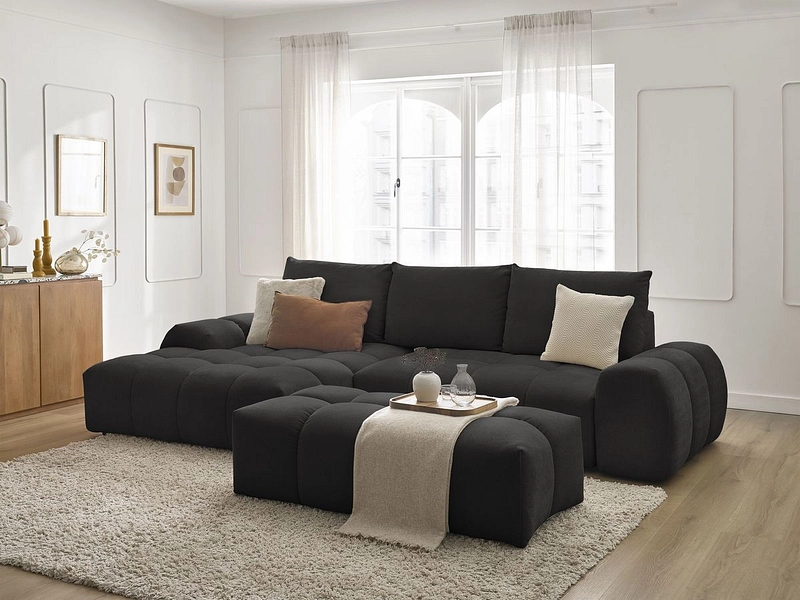 Ecksofa mit Hocker BOBOCHIC EVEREST