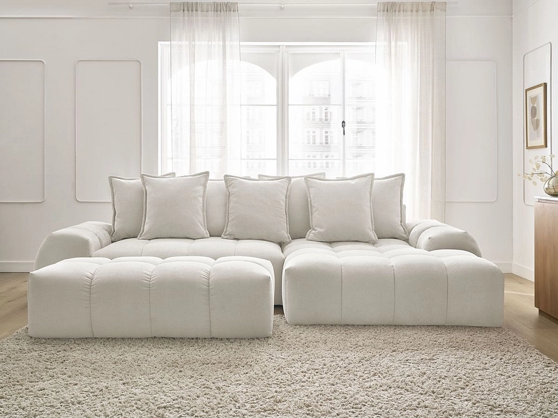 Ecksofa mit Hocker BOBOCHIC EVEREST