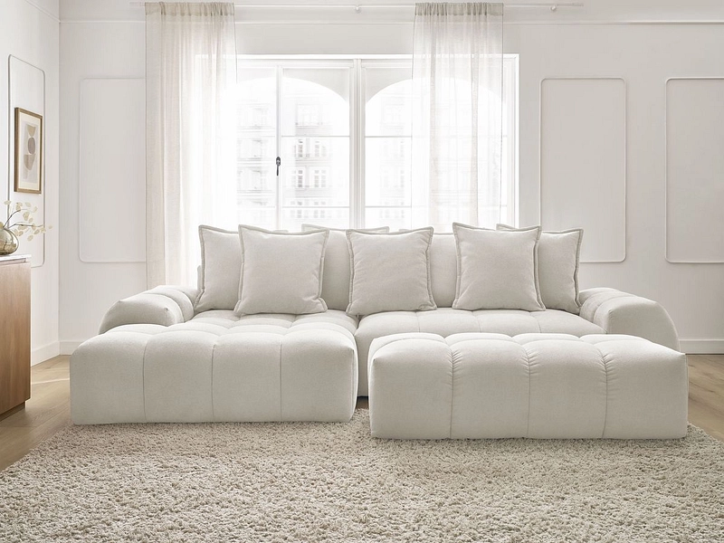 Ecksofa mit Hocker BOBOCHIC EVEREST