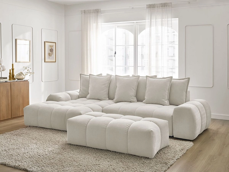 Ecksofa mit Hocker BOBOCHIC EVEREST