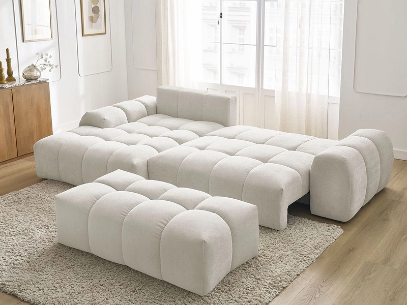Ecksofa mit Hocker BOBOCHIC EVEREST