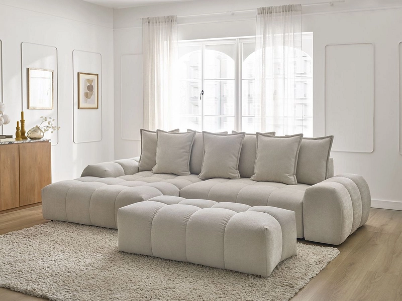 Ecksofa mit Hocker BOBOCHIC EVEREST