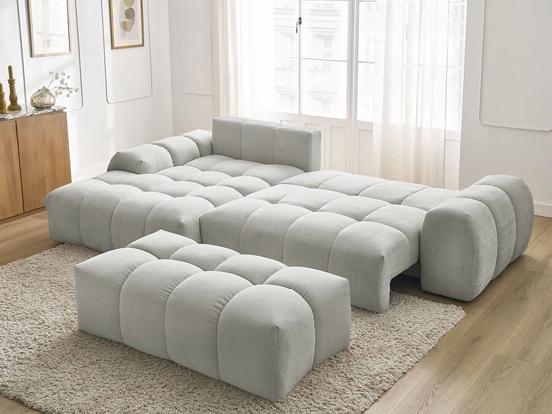 Ecksofa mit Hocker BOBOCHIC EVEREST