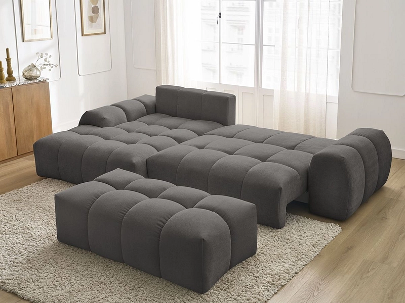Ecksofa mit Hocker BOBOCHIC EVEREST