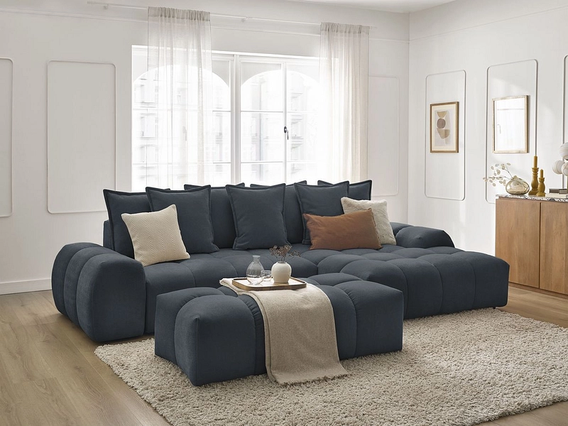 Ecksofa mit Hocker BOBOCHIC EVEREST