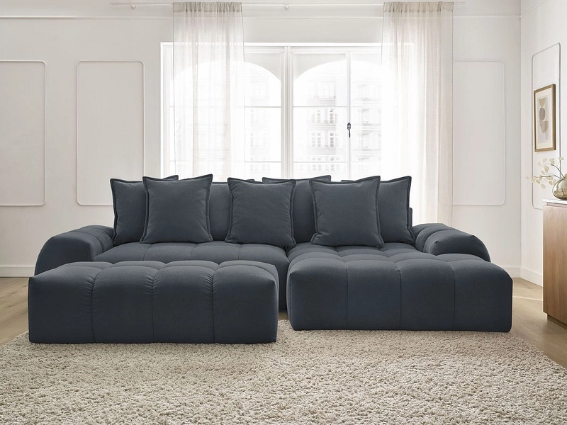 Ecksofa mit Hocker BOBOCHIC EVEREST