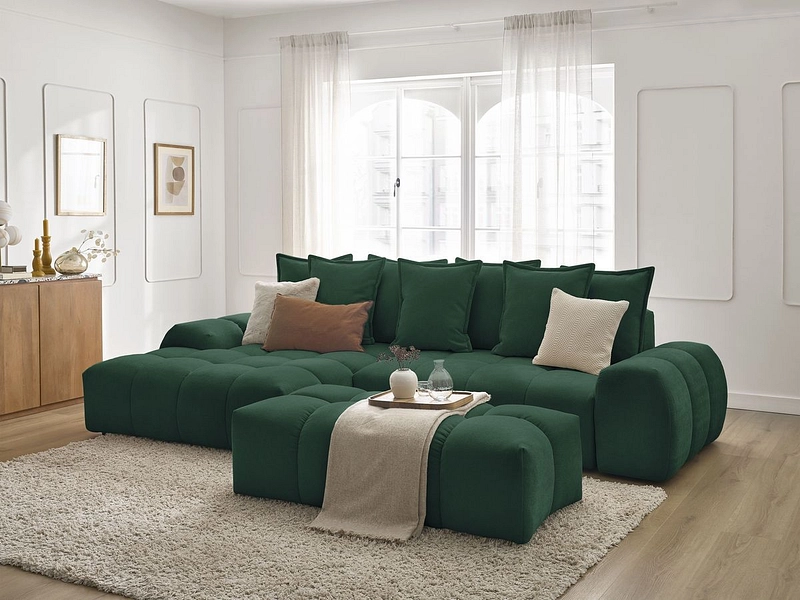 Ecksofa mit Hocker BOBOCHIC EVEREST