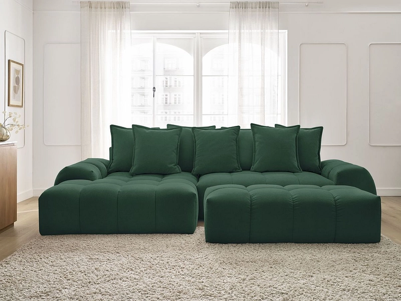 Ecksofa mit Hocker BOBOCHIC EVEREST