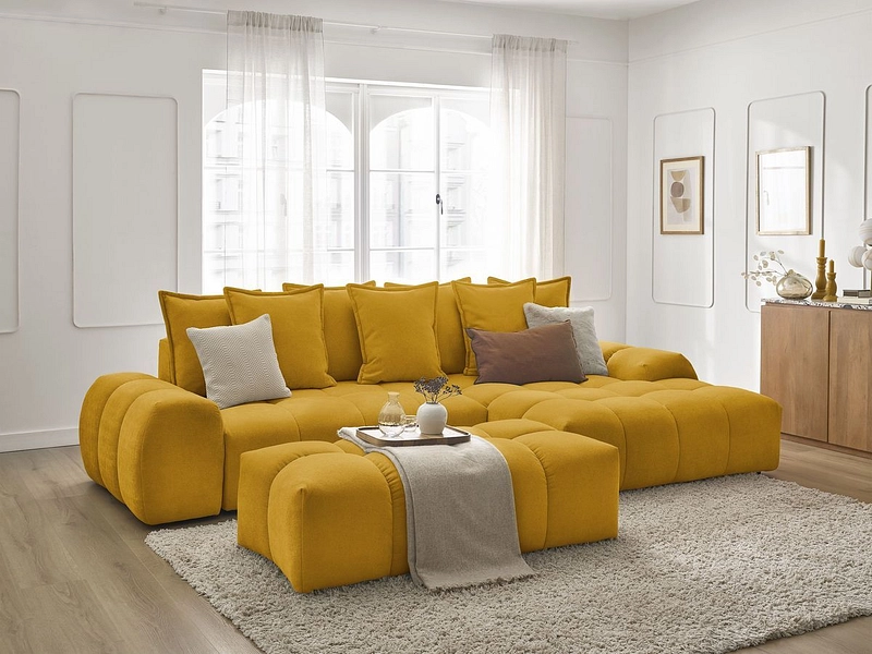 Ecksofa mit Hocker BOBOCHIC EVEREST
