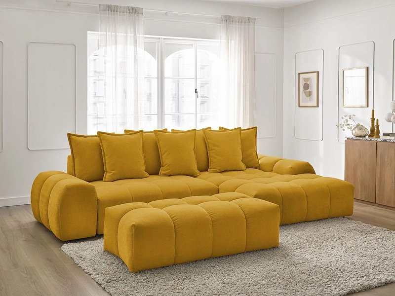 Ecksofa mit Hocker BOBOCHIC EVEREST