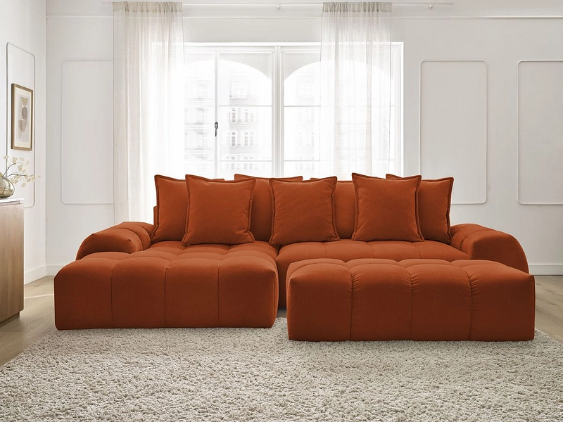 Ecksofa mit Hocker BOBOCHIC EVEREST