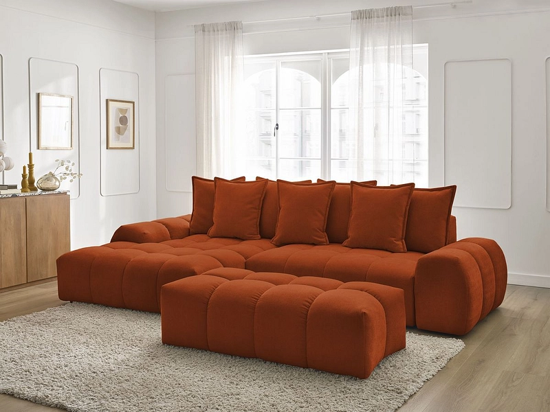 Ecksofa mit Hocker BOBOCHIC EVEREST