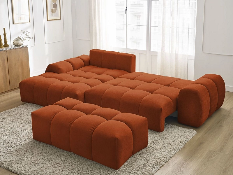 Ecksofa mit Hocker BOBOCHIC EVEREST