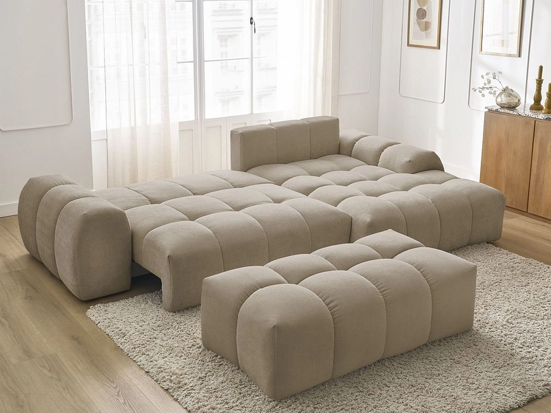 Ecksofa mit Hocker BOBOCHIC EVEREST