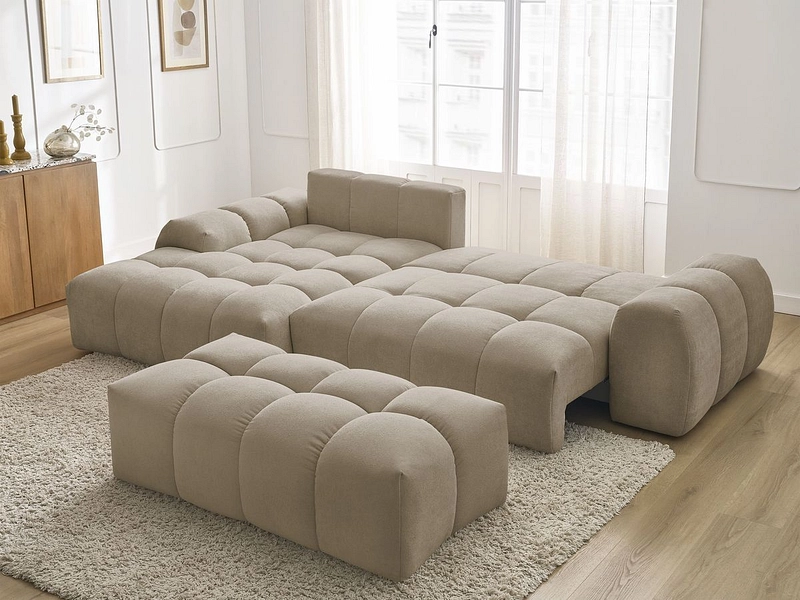 Ecksofa mit Hocker BOBOCHIC EVEREST