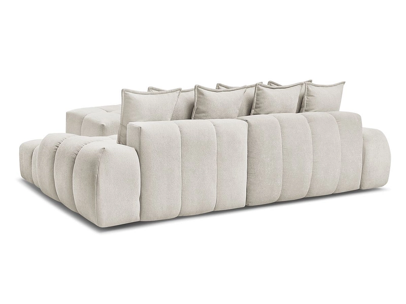 Divano ad angolo con pouf BOBOCHIC EVEREST