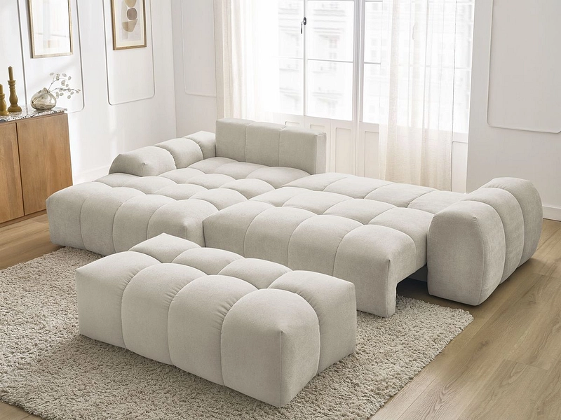 Ecksofa mit Hocker BOBOCHIC EVEREST